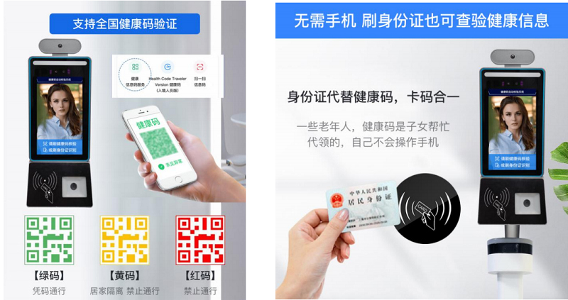 人臉識(shí)別測溫健康碼讀取一體機(jī)在鄭州的軟件開發(fā)與應(yīng)用